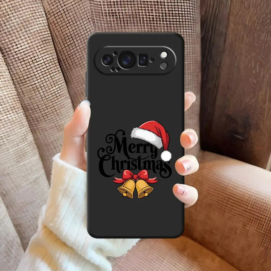 Black soft shell case for Google Pixel 8, 9 and 10