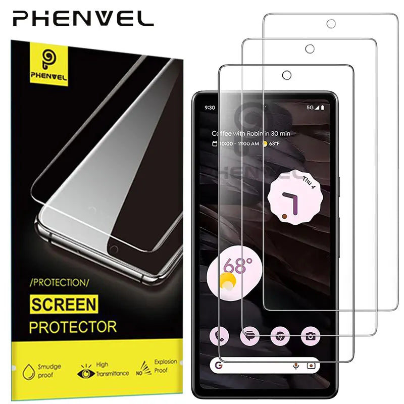 Klarsicht Panzerglas für Google Pixel Modelle