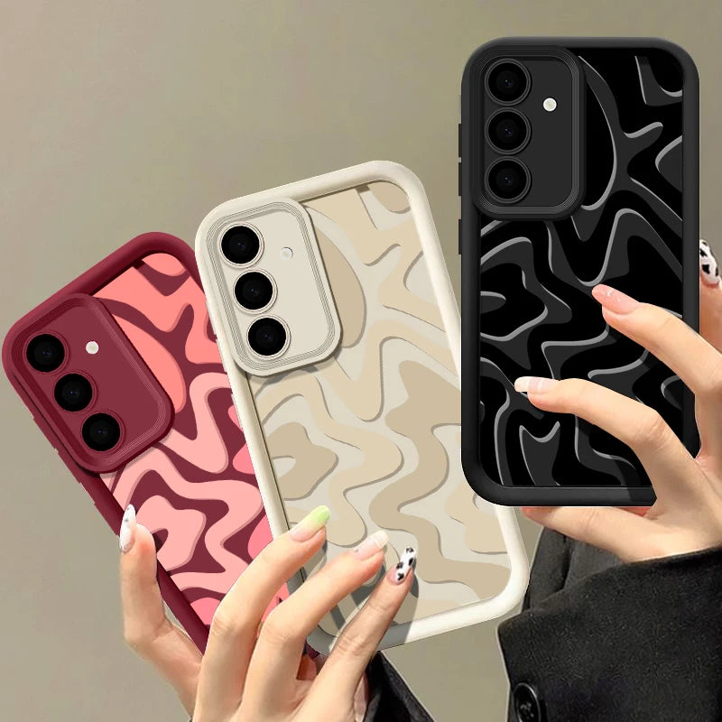 Gestreifte TPU-Hülle für Samsung