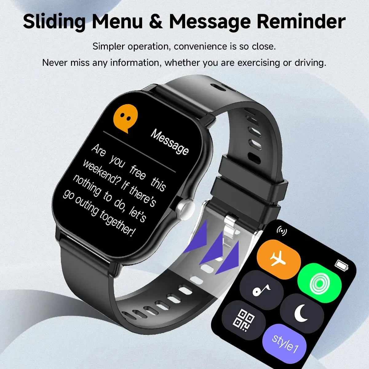 Smartwatch 2025 mit 2,01" Display & Bluetooth-Anruf