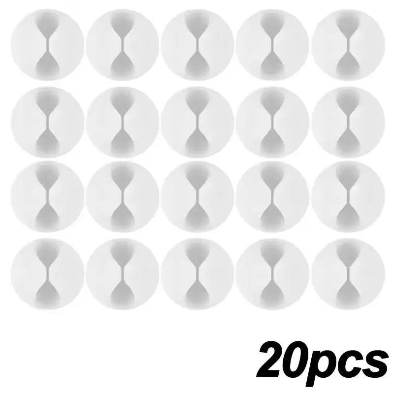 Mini Kabel Organizer Clips 5/50 Stück für Schreibtisch