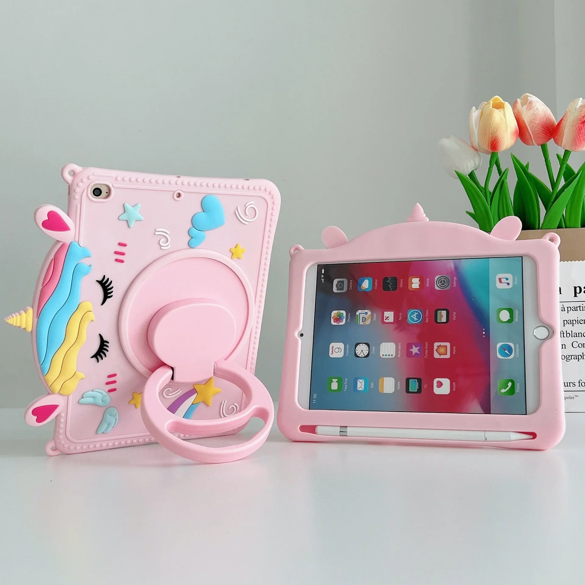 iPad Kinderhülle Cartoon Silikon
