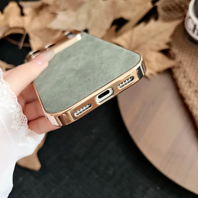 Lederstruktur Hülle für iPhone 17 Pro Max Magsafe
