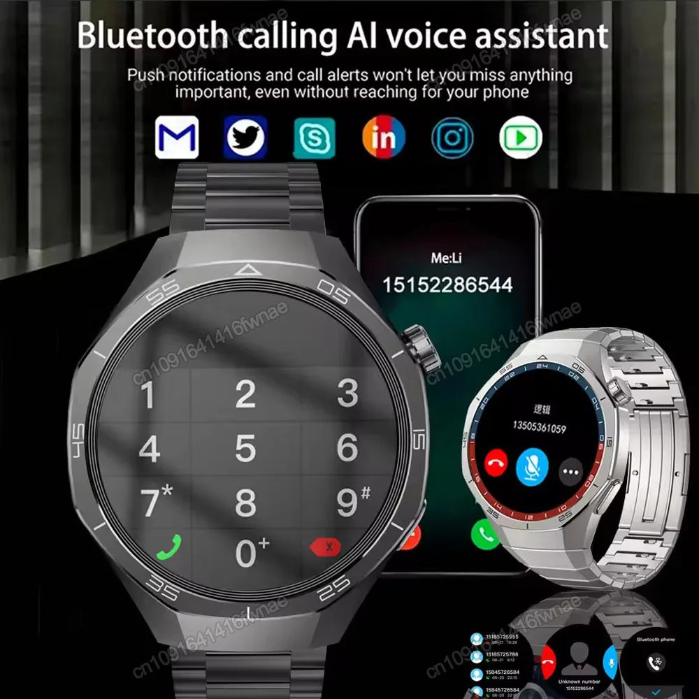 Uhr 5 Pro GPS Smartwatch Herren mit AMOLED Display