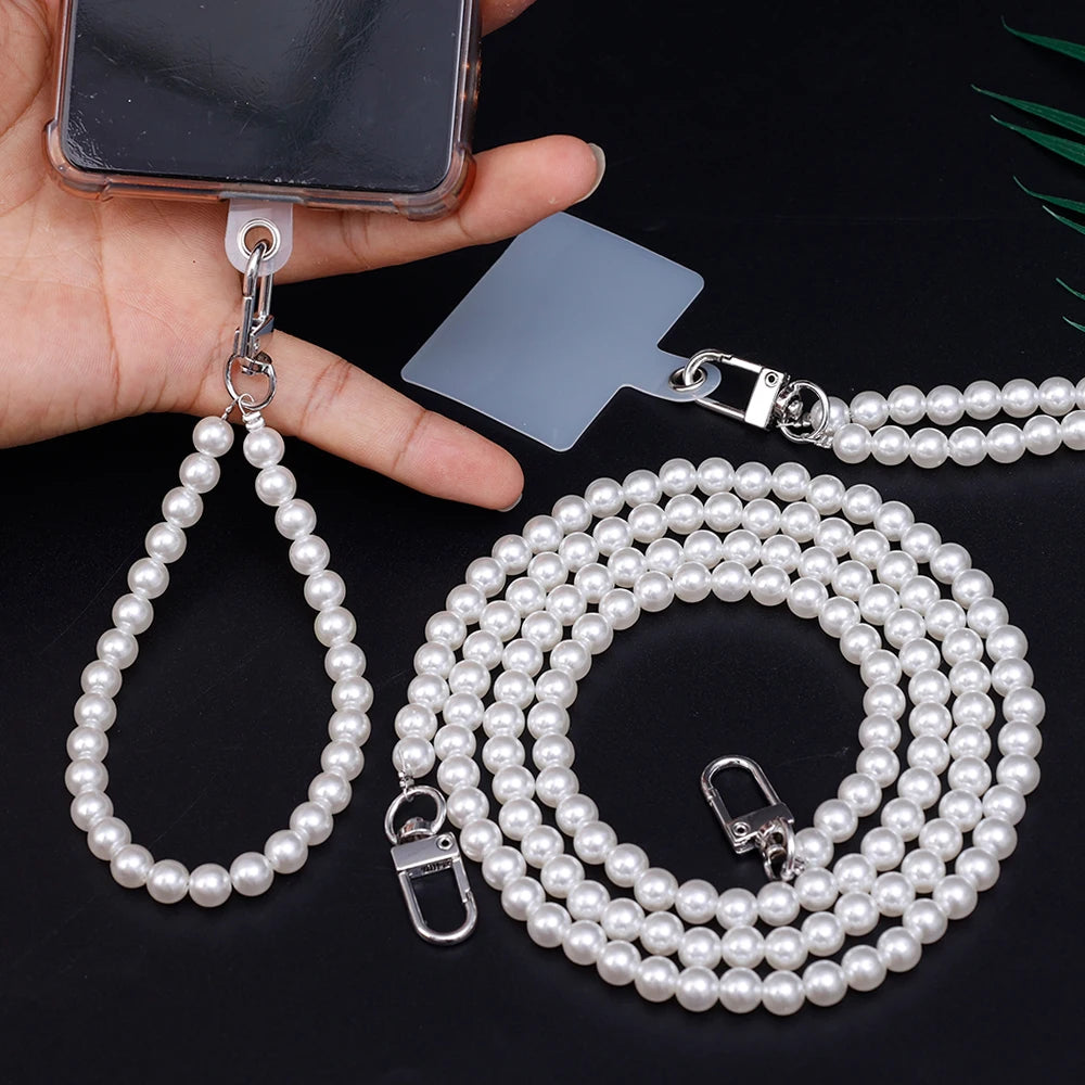 Universelles Handy-Lanyard mit Perlen und Clip