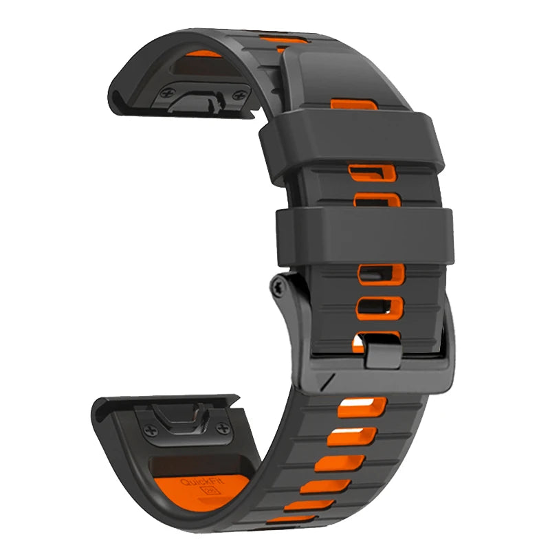 QuickFit 22/26mm Silikonarmband für Garmin MARQ