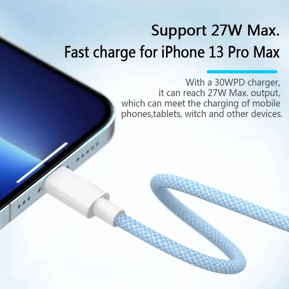 USB-C auf Lightning Kabel – Schnellladung & Datenübertragung für iPhone & iPad