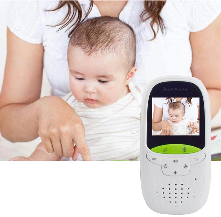 Video Babyphone 2" Kamera mit Nachtsicht & Musik