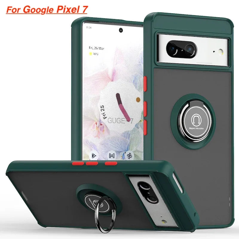 Pixel Hülle Matt mit Ring & Magnet