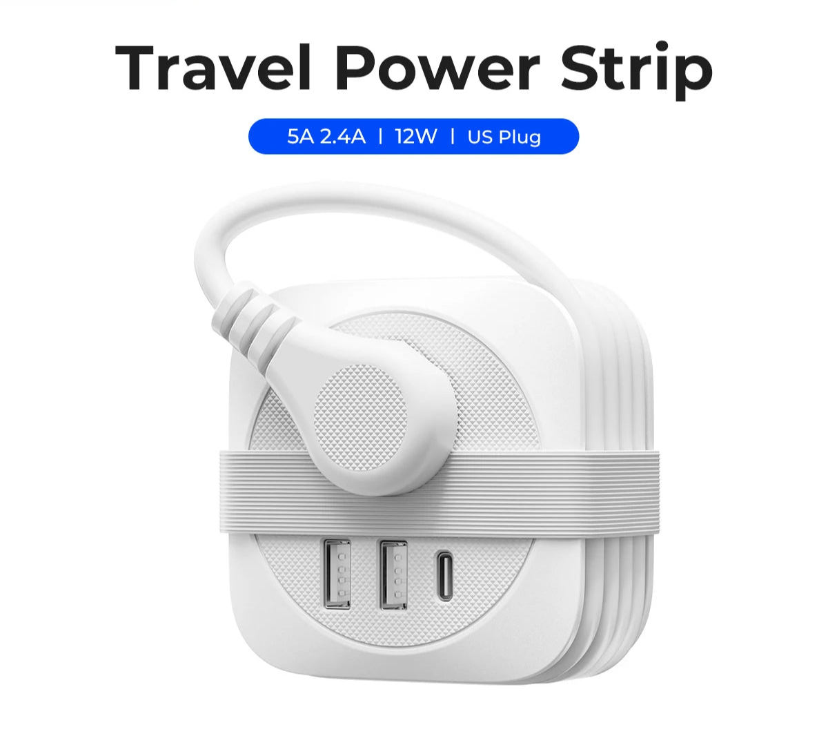 ORICO Travel Power Strip with USB-C