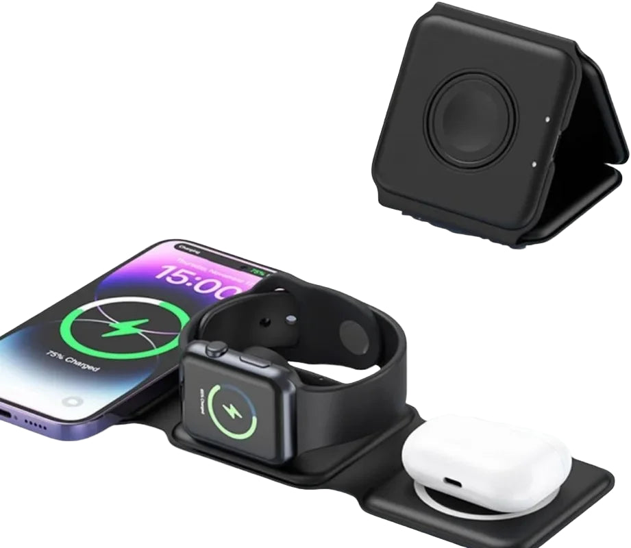 15W 3-in-1 Magnetic Foldable Power Bank