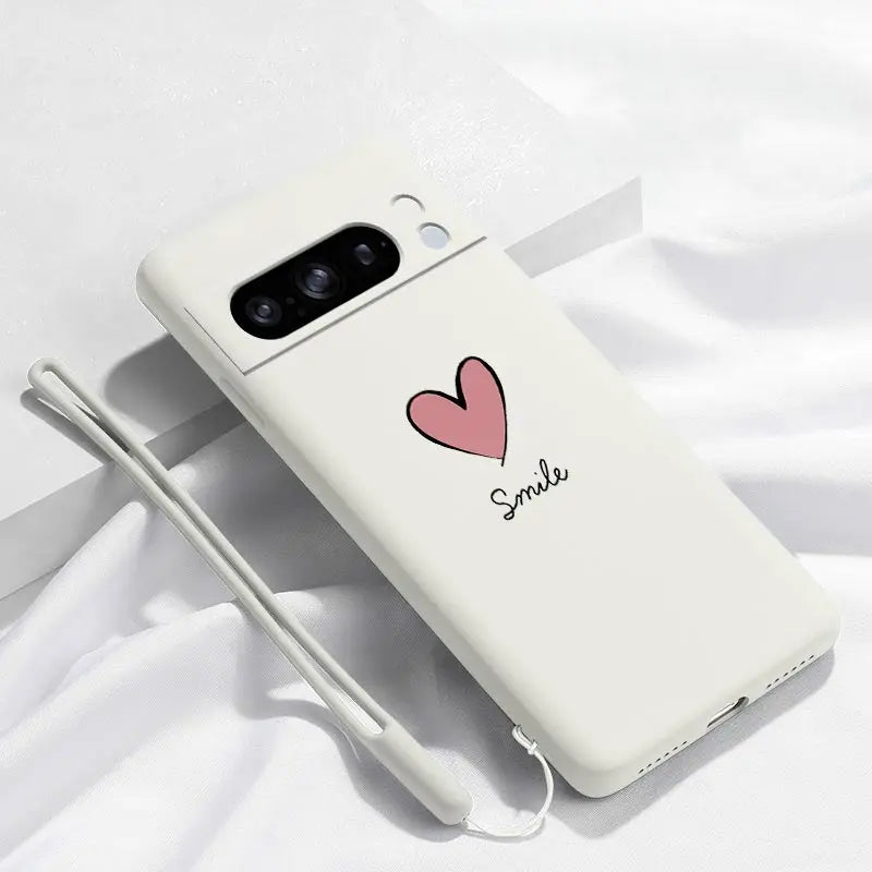 Pixel Hülle mit Love-Armband Silikon