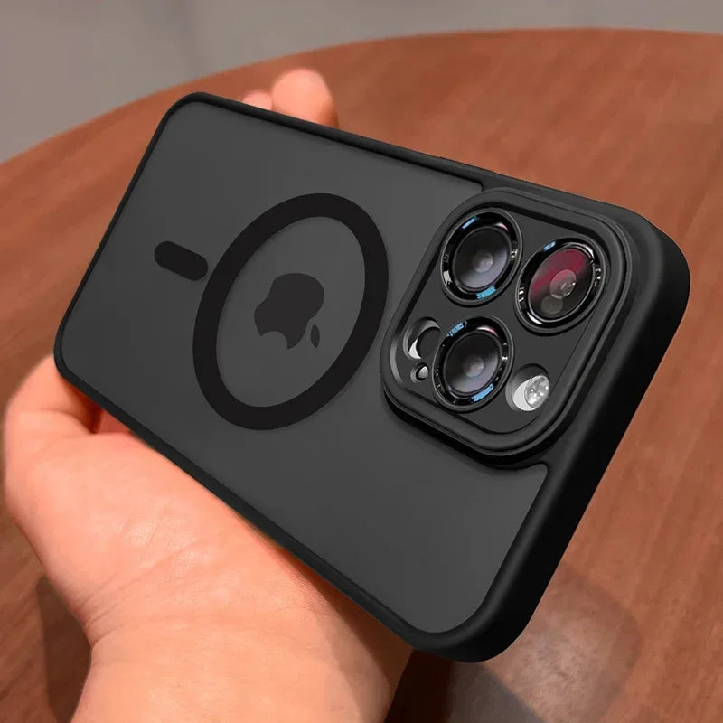 Magnetische matte Rüstungshülle für iPhone 17 Pro