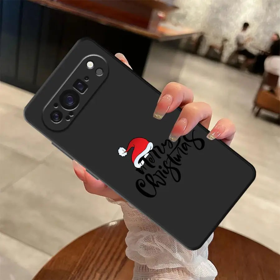 Black soft shell case for Google Pixel 8, 9 and 10