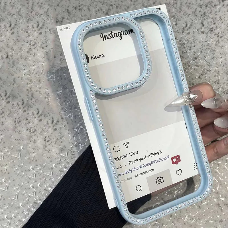 Luxus Glitzer Hülle mit Strass für iPhone 17