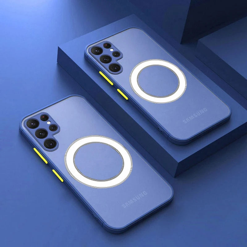 Luxus Magsafe Hülle für Samsung S23/S22/S21