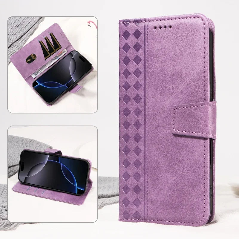 Magnetische Leder-Wallet Hülle für Google Pixel 10