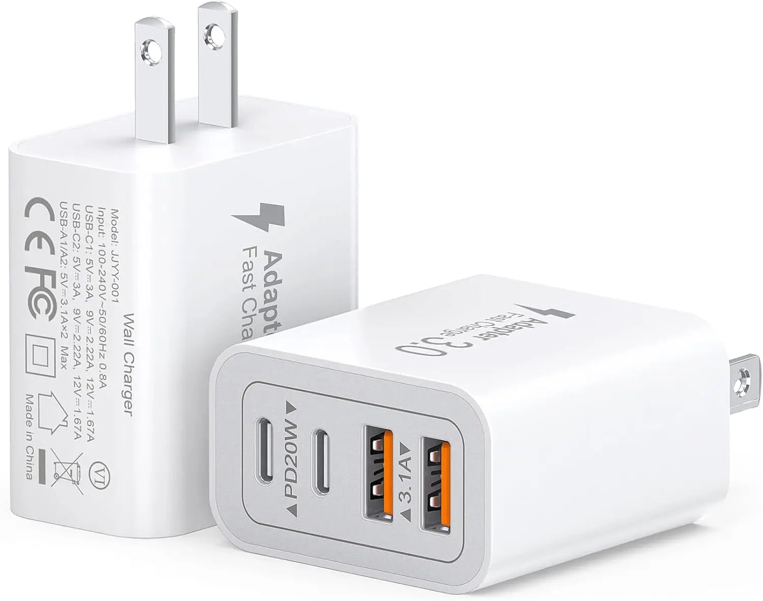 40W USB-C Ladegerät mit 4 Ports