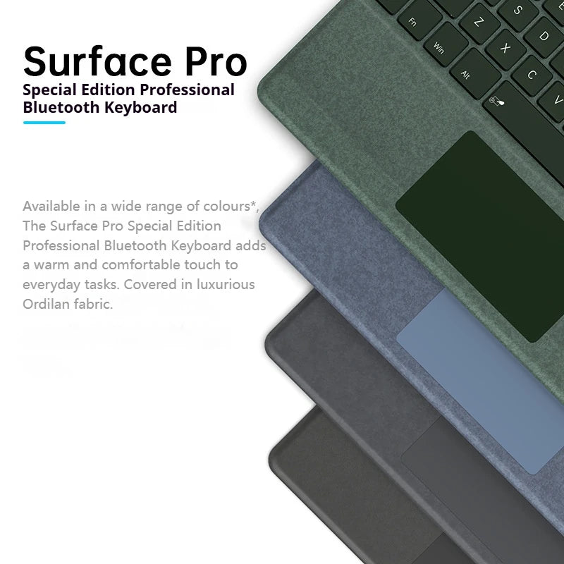 Surface Pro Bluetooth-Tastatur mit Stiftschlitz 2024