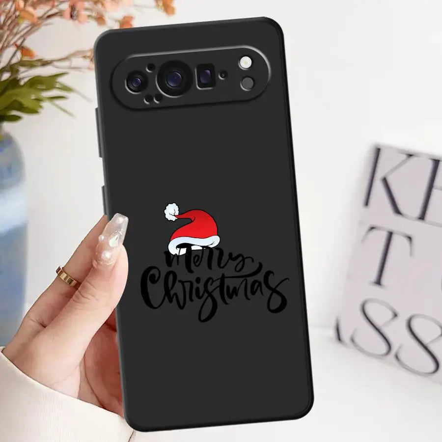 Black soft shell case for Google Pixel 8, 9 and 10