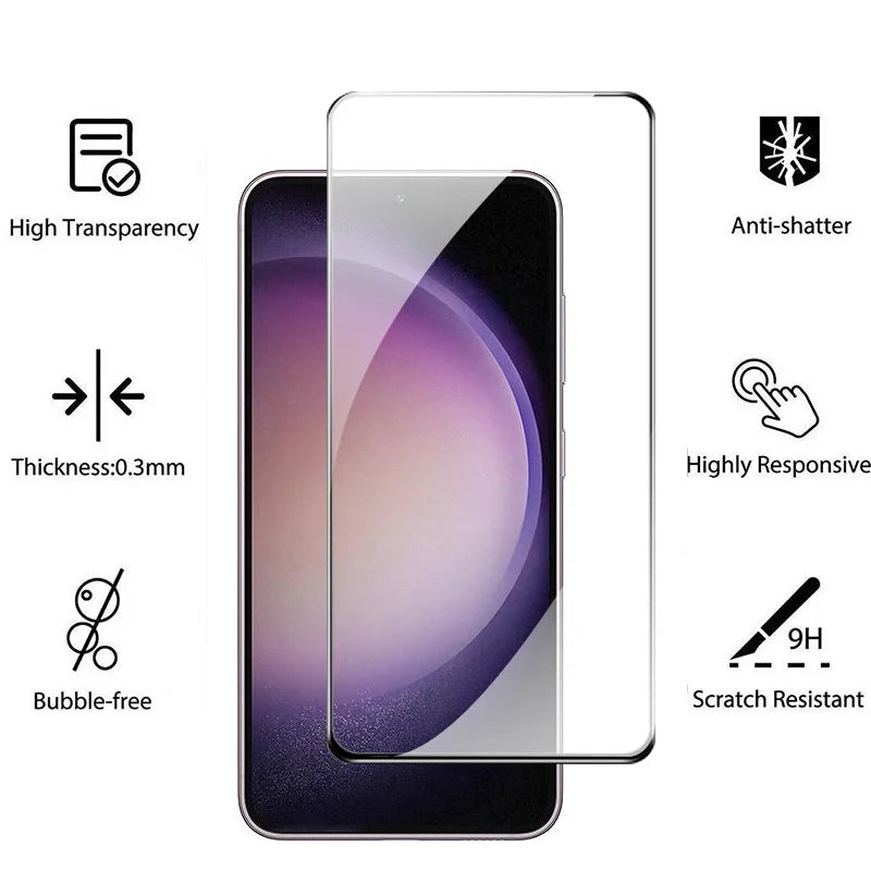 Panzerglas Schutz für Samsung Galaxy S24 S23
