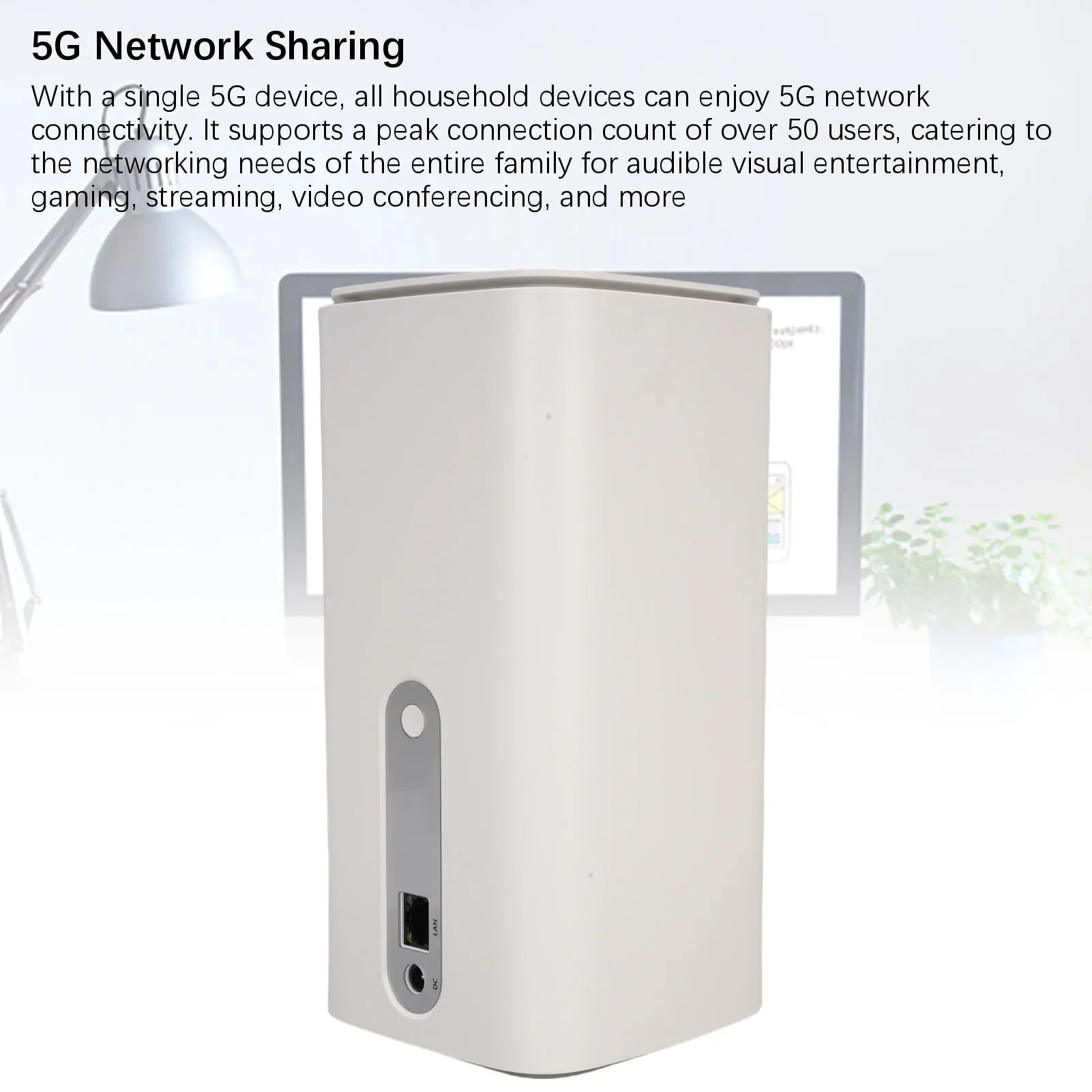 5G WiFi 6 Dualband Router mit SIM Slot