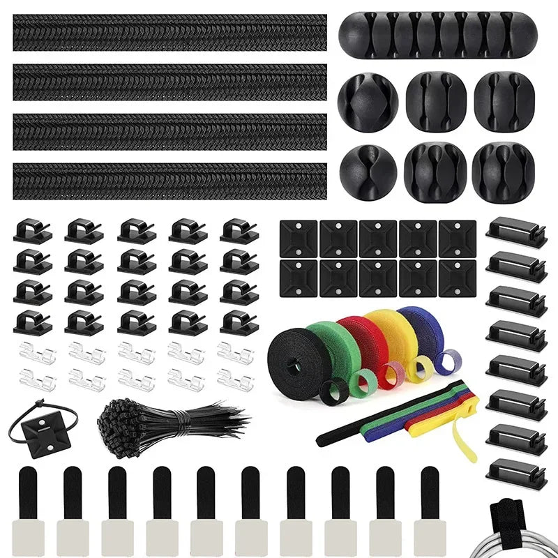 204PCS Kabel Organizer Clips für Büro Auto Zuhause