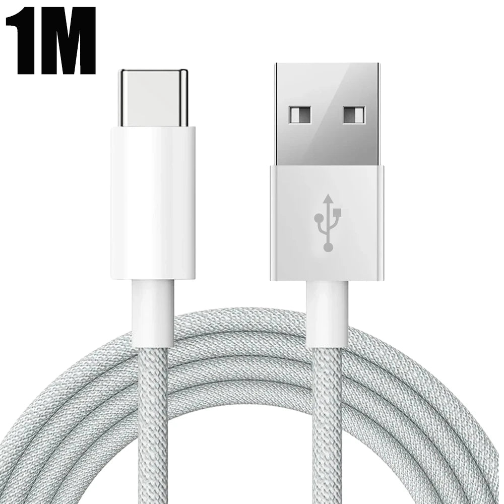 USB-C Handykabel Schnellladung Nylon