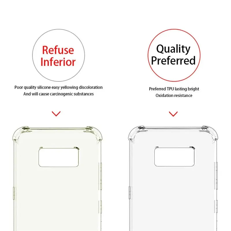 Stoßfeste Silikonhülle für Samsung Galaxy