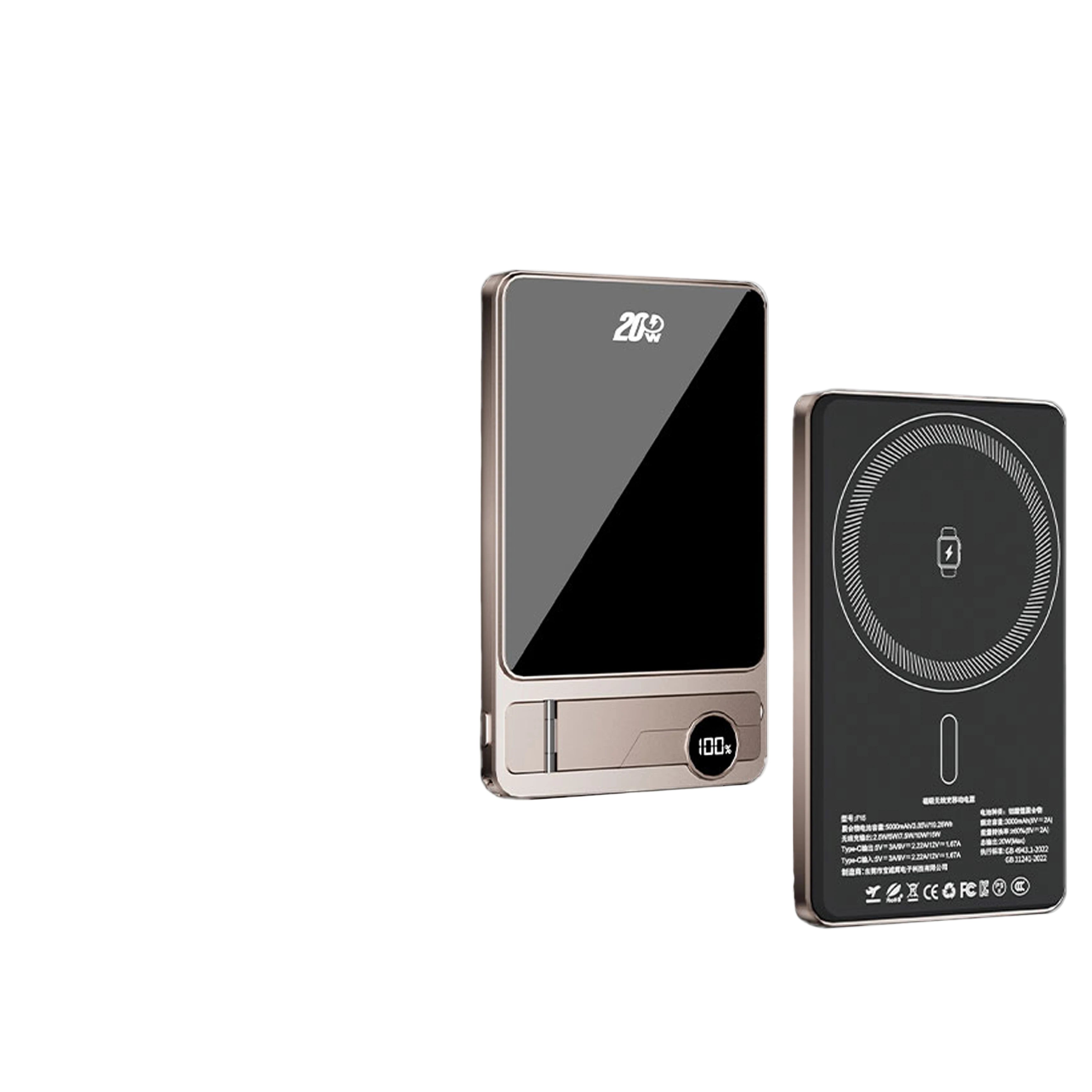 Ultra Slim Powerbank 10000mAh mit MagSafe Ladefunktion