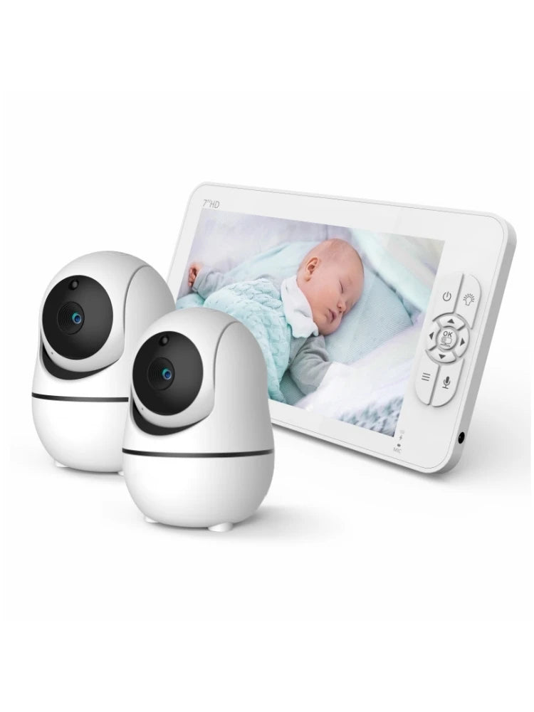 1080P HD Babyphone Split Screen mit Zoom & Fernsteuerung