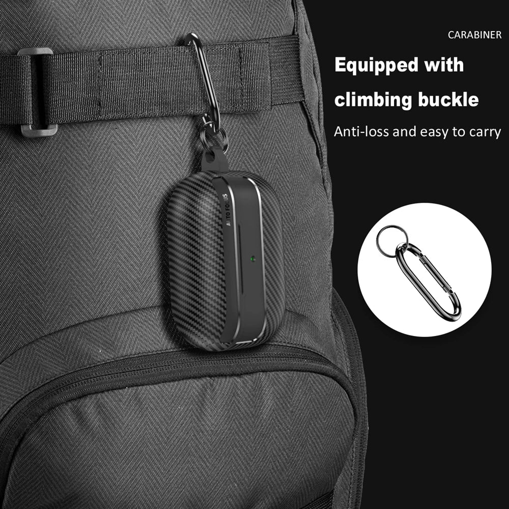 Stoßfeste Kohlefaser Hülle für AirPods Pro 3