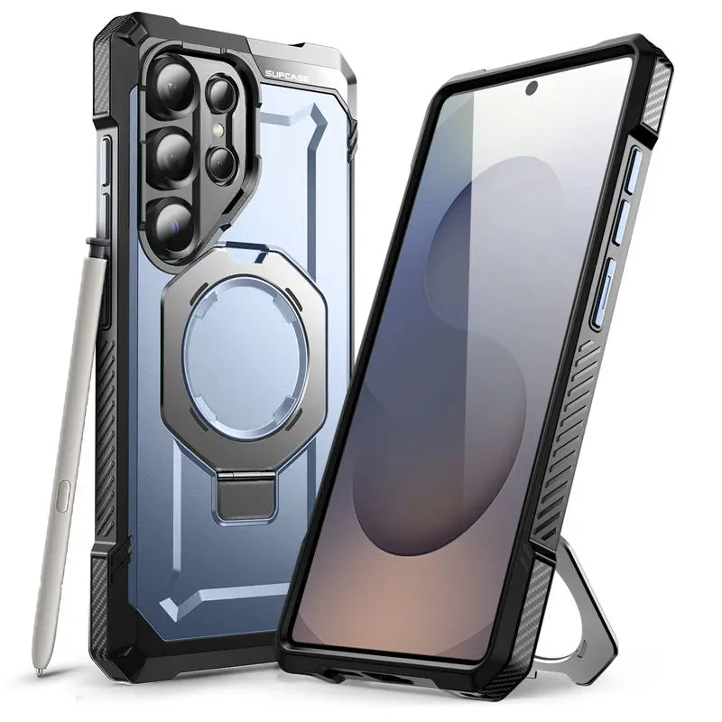 Robuste Magnet-Hülle mit Ständer für Galaxy S25 Ultra