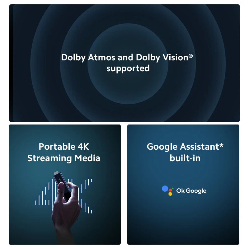 Android 11 TV Stick 4K Quad-Core Streaming Media