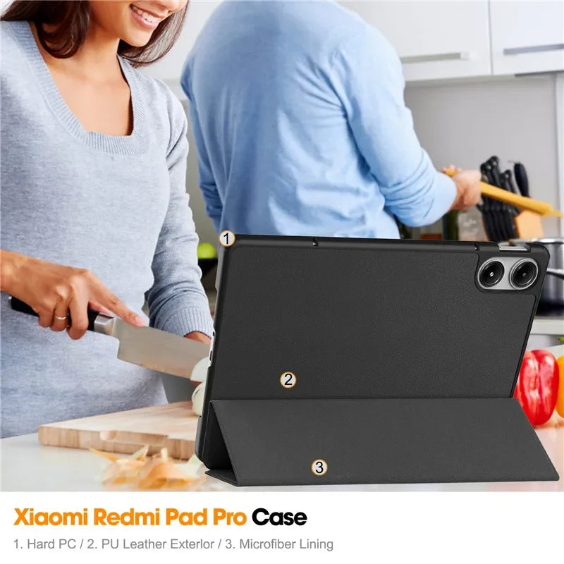 Redmi Pad Pro 2024 Hülle mit Stand