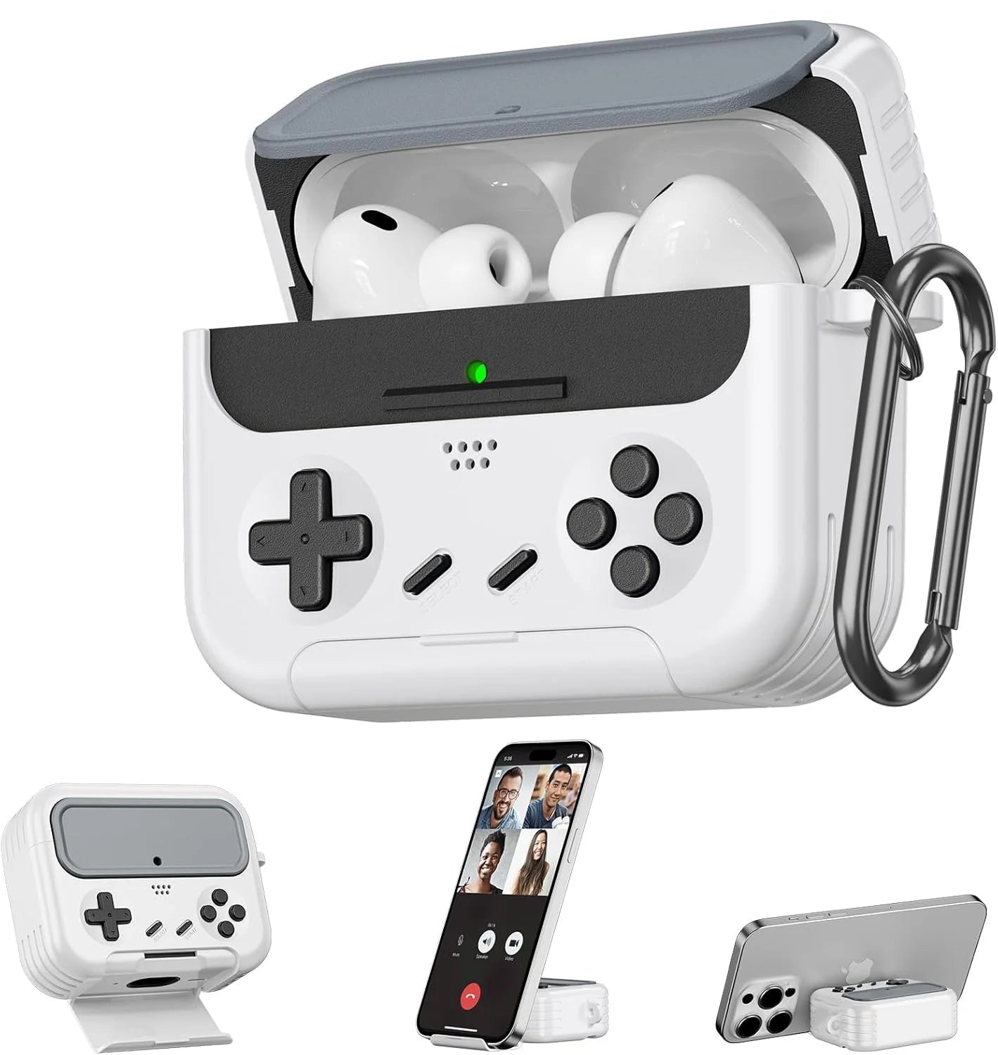 Hülle für AirPods Pro 3 (2025) mit Halterung & Schutz