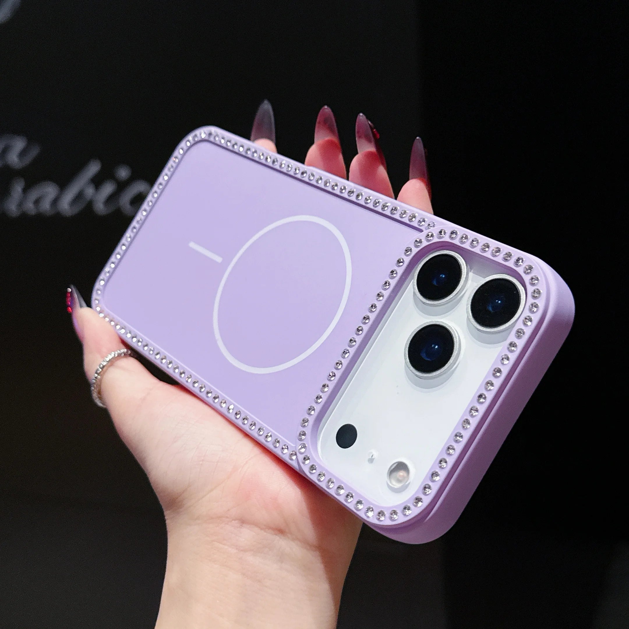 Magnetische Glitzer Hülle für iPhone 17 Pro Max