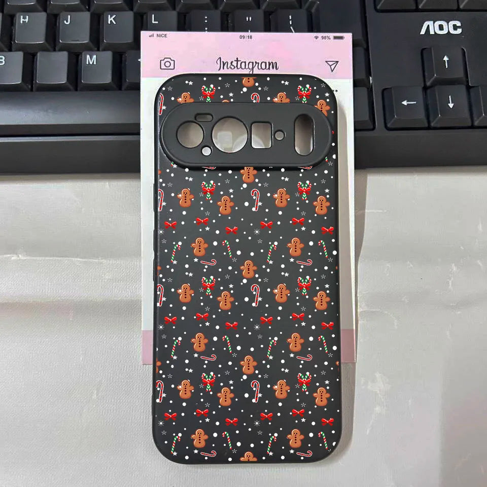 Cute Winter Snowflake Phone Case for Google Pixel 10 9 8