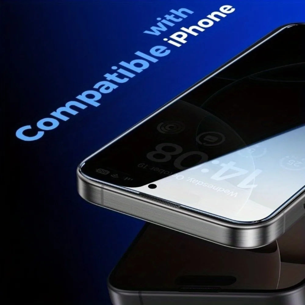 4-in-1 Anti-Spy Glass Screen Protector Set for iPhone 17 Series
