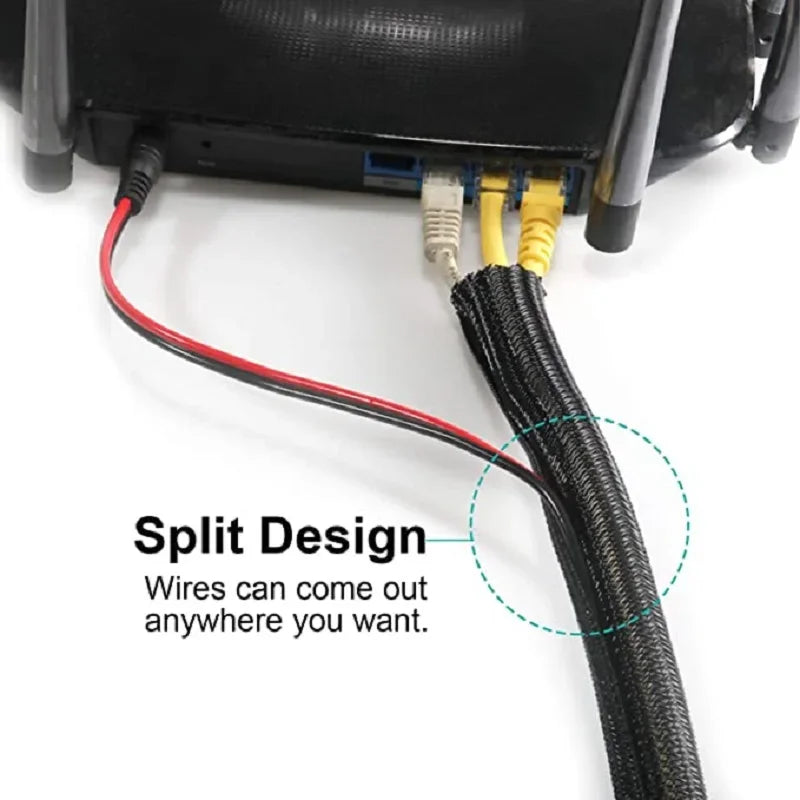 Geflochtene Kabelhülse aus Nylon für Kabelschutz