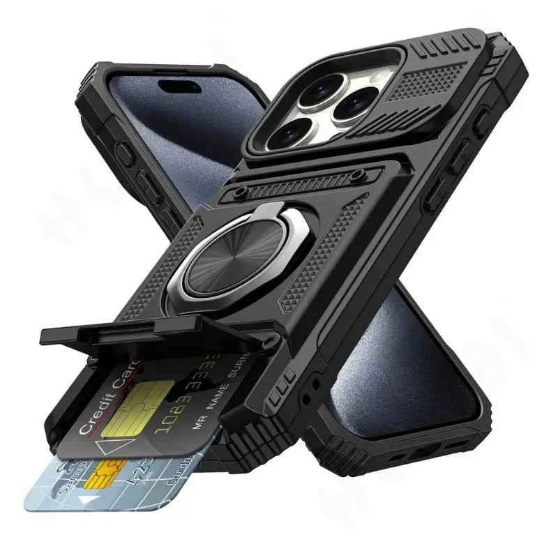Magnetische iPhone Hülle mit Ringständer