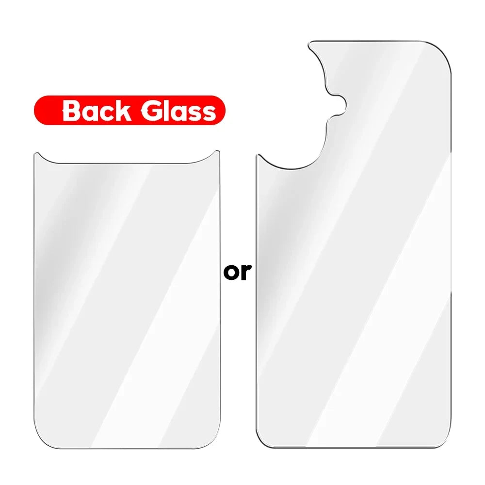 6-in-1 tempered glass set with camera protection for iPhone 17