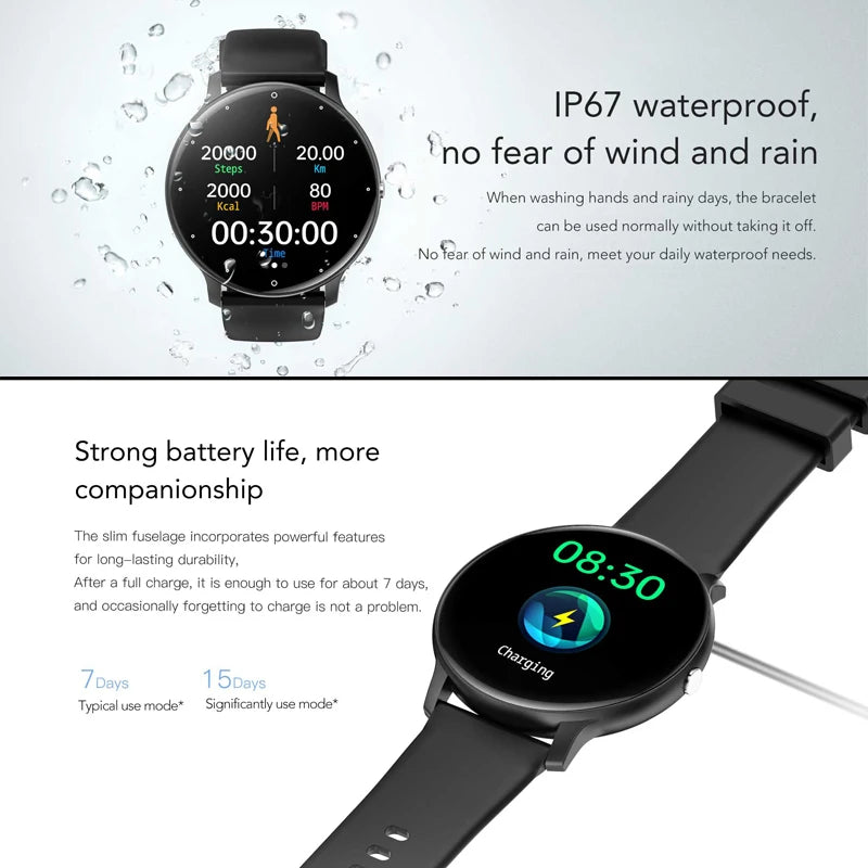 Ultraleichte Herren Smartwatch 2025 mit Bluetooth-Anruf