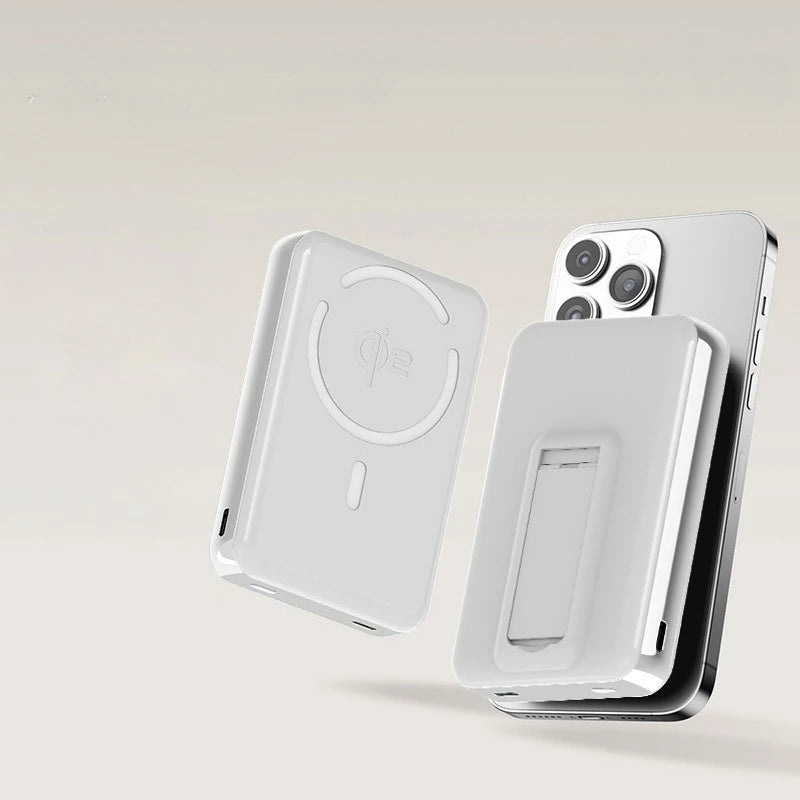 10000mAh Qi2 Power Bank with Stand for iPhone