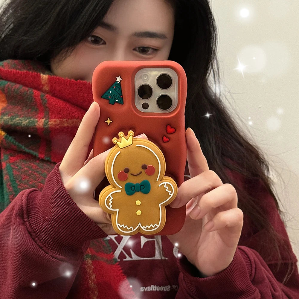 Christmas Gingerbread Man Case for iPhone 16