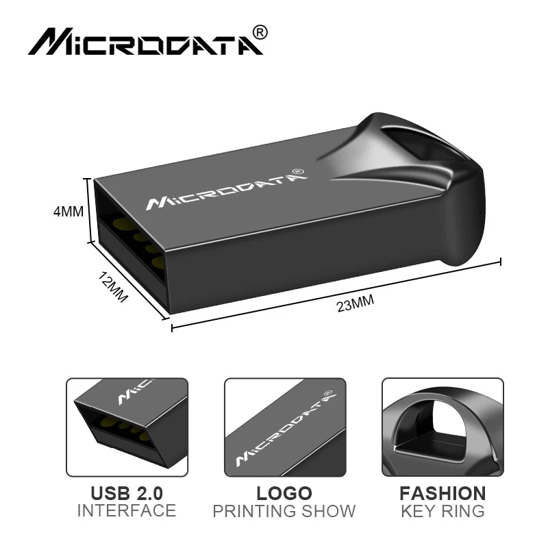 USB 2.0 Mini-Flash-Laufwerk mit Schlüsselanhänger