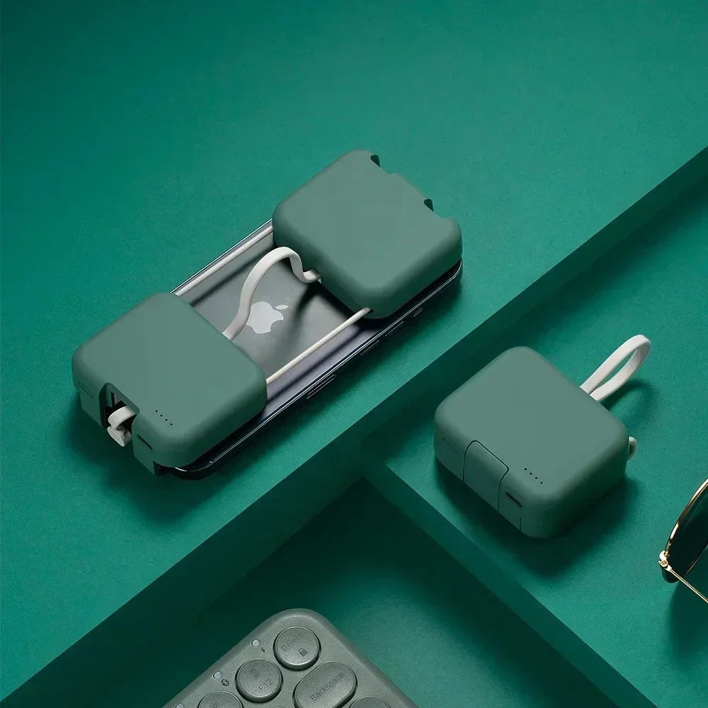 4000mAh faltbare Powerbank & Hülle für iPhone & Android