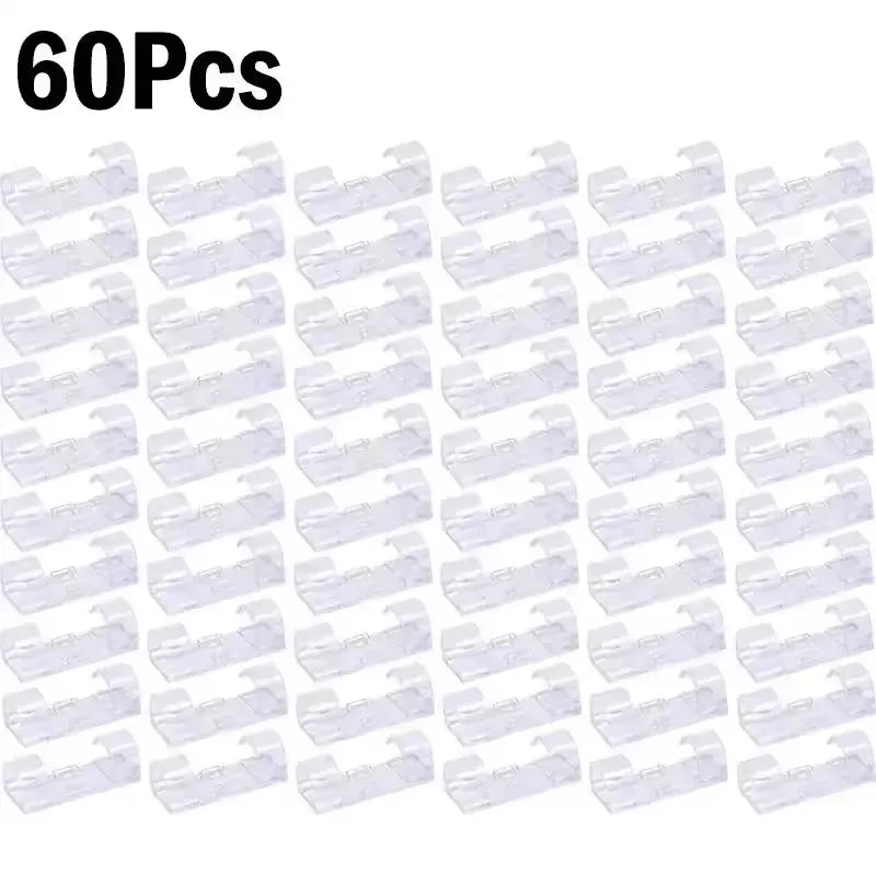 Selbstklebende Kabelclips 5–60 Stück Organizer
