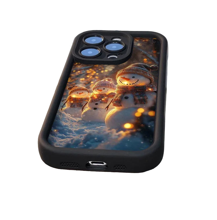 Weiche Schneemann Silikonhülle für Google Pixel 7 8 und 9 TPU Schutz