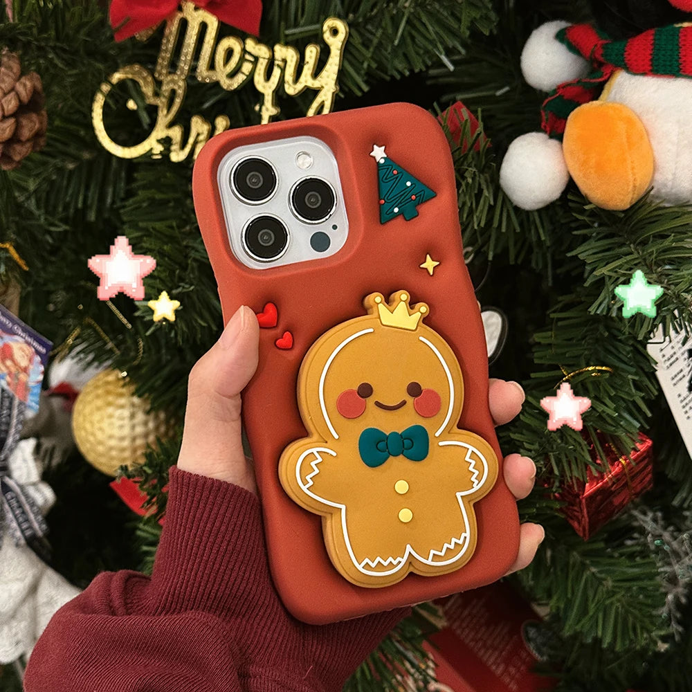 Christmas Gingerbread Man Case for iPhone 16